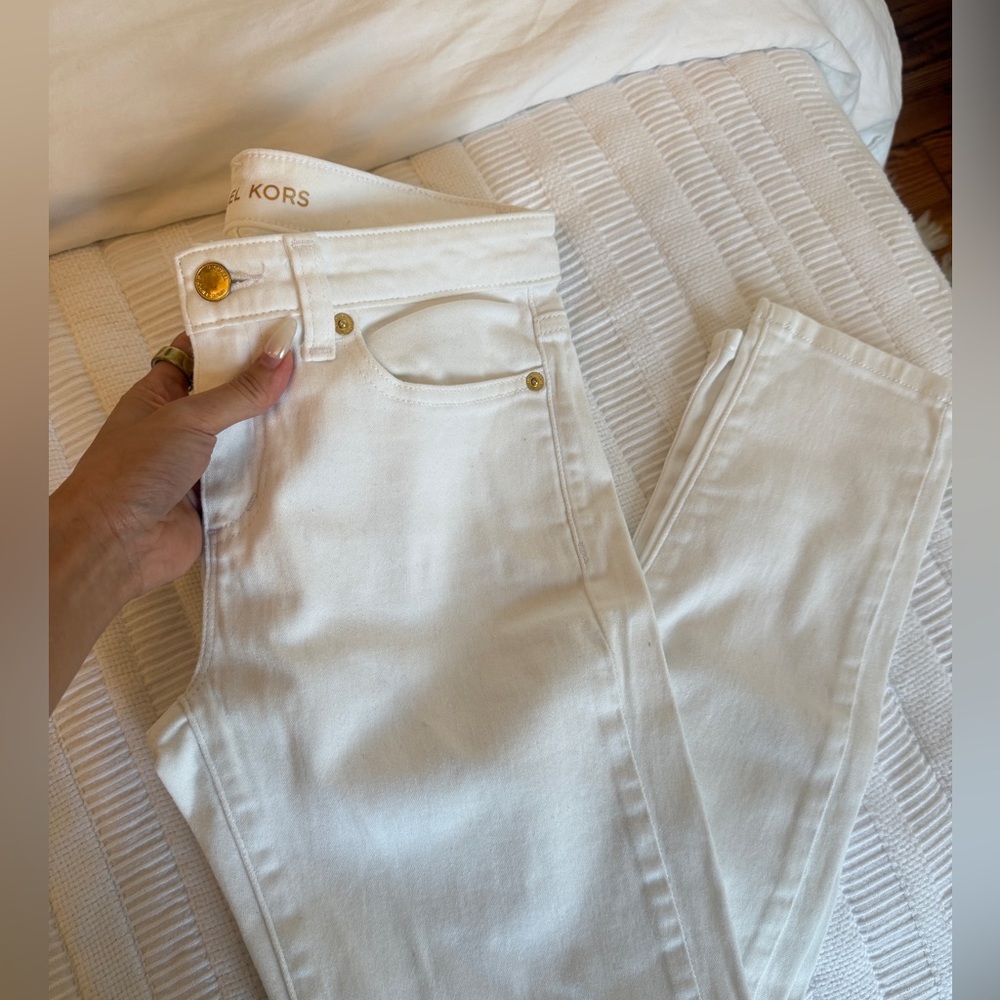 Michael Kors White Women's Jeans
